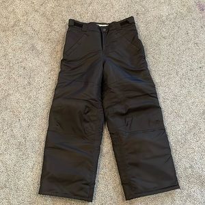 Black Cherokee brand kids snow pants size 8-10 w/adjustable waist (Velcro)